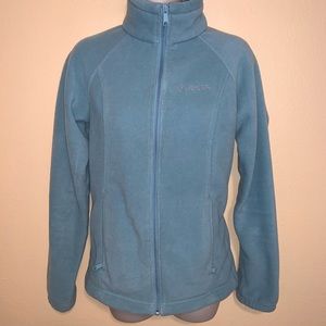 Columbia Women's sz S Sawyer Rapids 2.0 Fleece Jacket Mint Blue Warm Full Zip